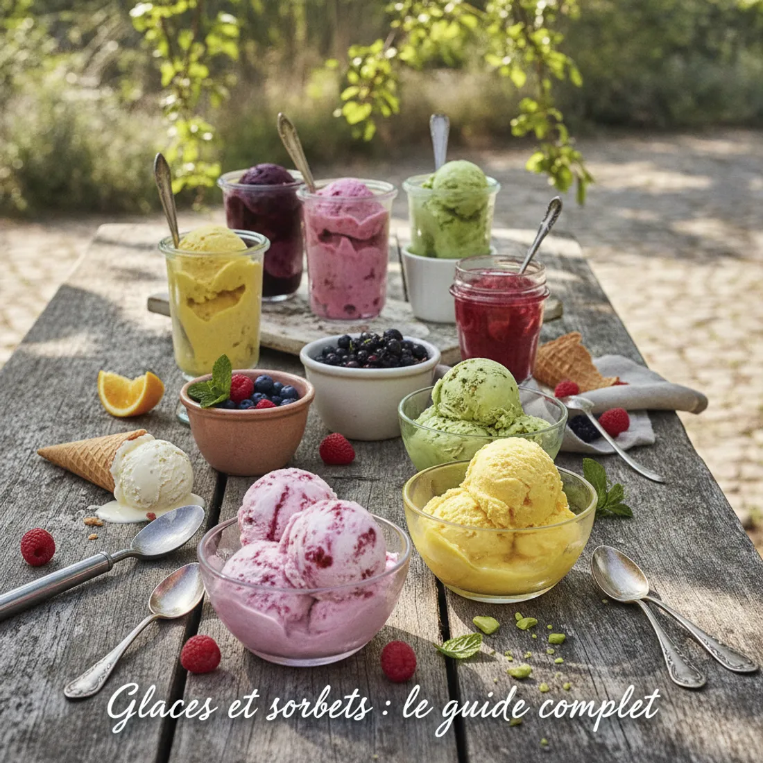 Glaces et sorbets : le guide complet