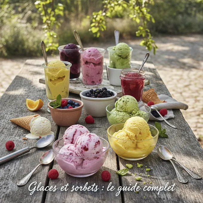 Glaces et sorbets : le guide complet