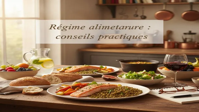 Régime alimentaire : conseils pratiques