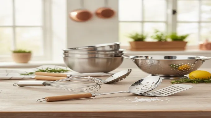 Ustensiles de cuisine inox : notre sélection