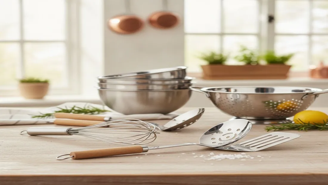 Ustensiles de cuisine inox : notre sélection